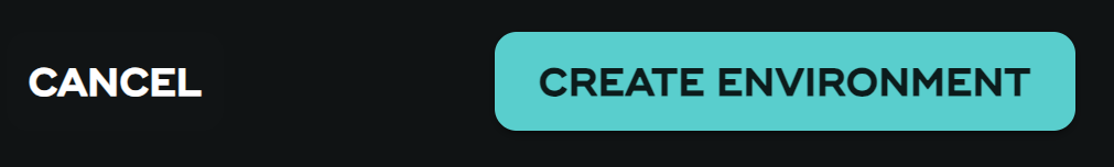 Create environment button