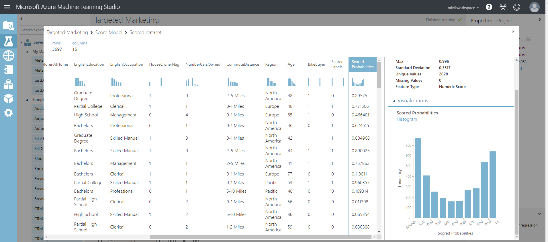 Teradata machine deals learning engine